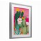 Stupell Industries Sunset Cactus Plants Framed Print Under Glass, design by Cat Thurman Designs